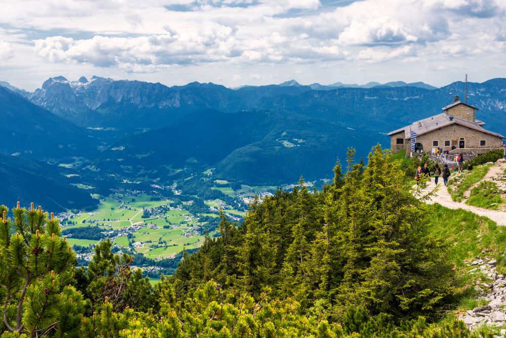 Pohľad na berchtesgadenske alpy