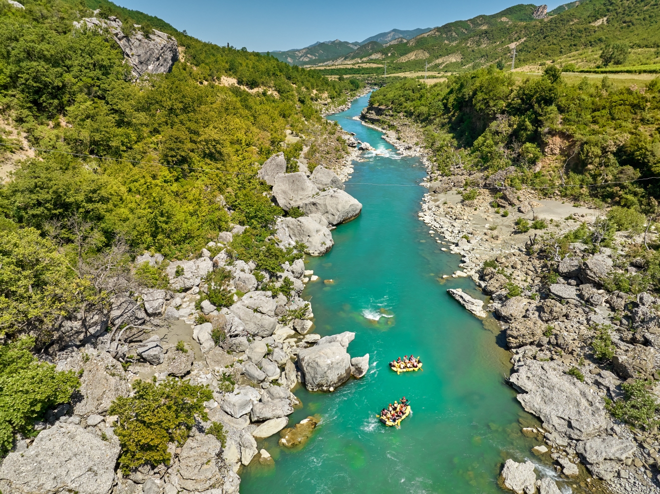 Rafting, Vjosa